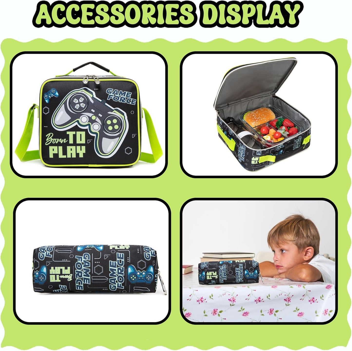 Cute Backpack for Girls School Backpacks with Lunch Box for Elementary