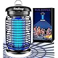 Fiveye Bug Zapper Outdoor Indoor, Electric Fly Zapper with 2W LED Light, 18W Power & 4000V High-Voltage, Coverage Area of 1/2-1 Acre, Waterproof Mosquito Trap Control for Patio Backyard Garden