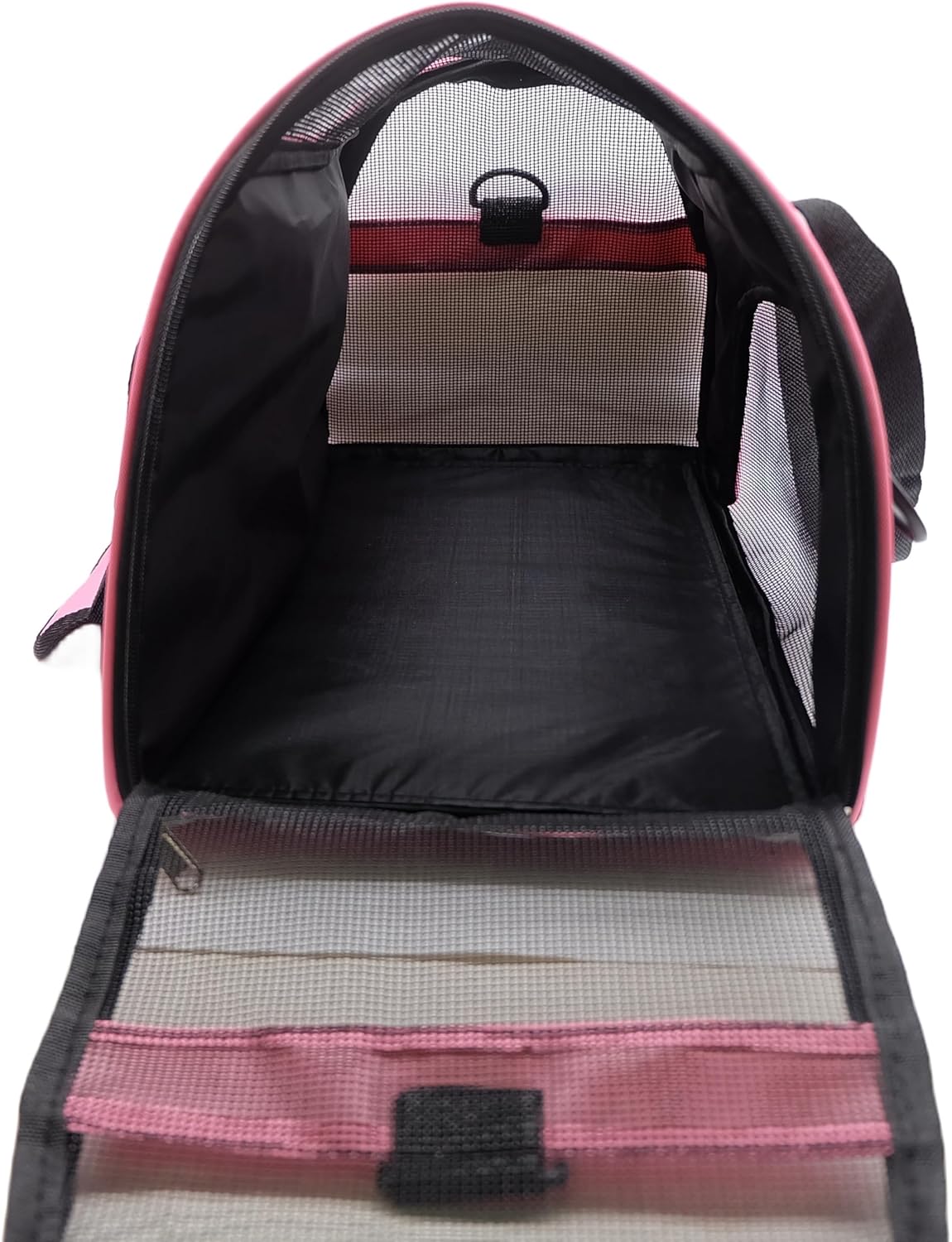 ZaneSun Cat Carrier,Soft-Sided Pet Travel Carrier for Cats,Dogs Puppy Comfort Portable Foldable Pet Bag Airline Approved (Small Rosered)