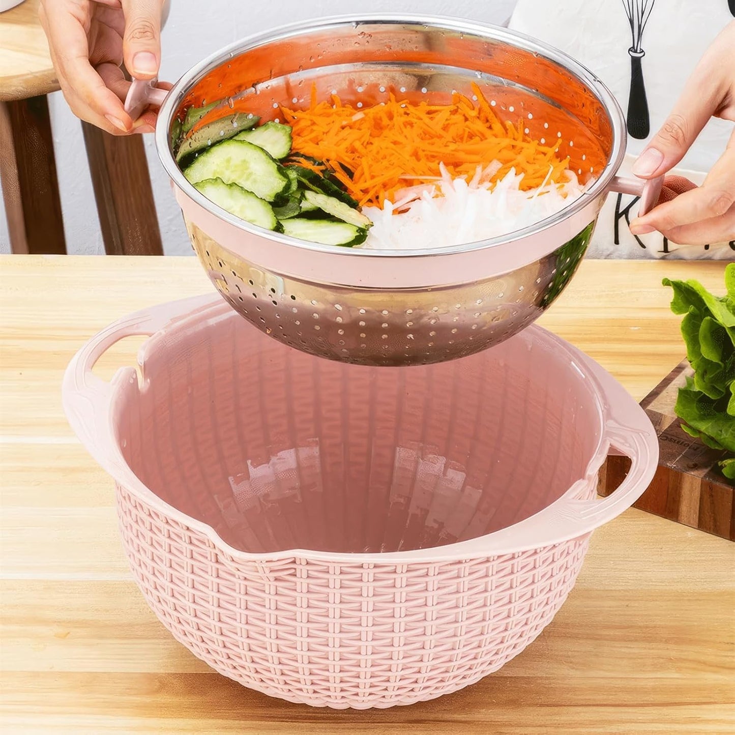 Purilite Select 7-in-1 Multipurpose Colander & Grater Set
