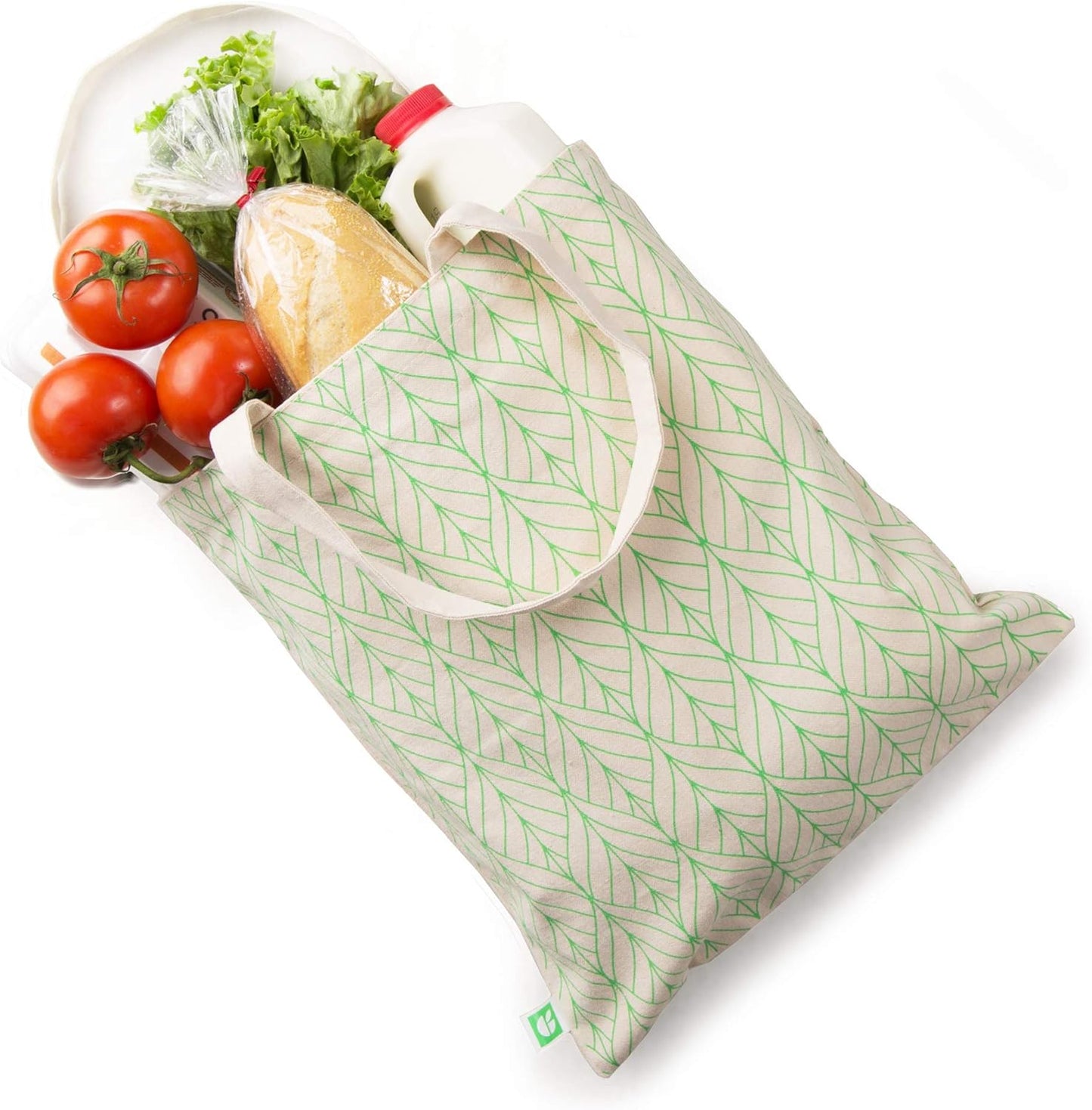 Purilite Select™ EcoSmart Reusable Canvas Tote Bag – 5 Pack