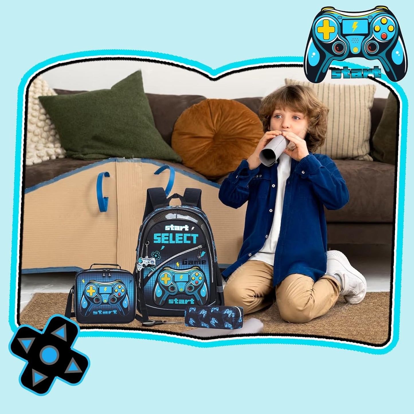 Cute Backpack for Girls School Backpacks with Lunch Box for Elementary