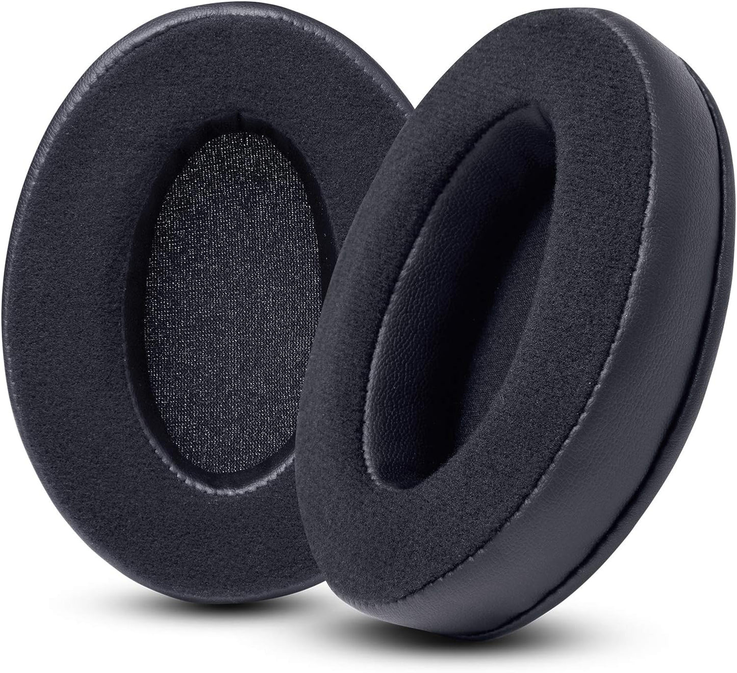 WC PadZ Velour - The Ultimate Upgraded Earpads by Wicked Cushions - Compatible With Audio Technica, HyperX, SteelSeries Arctis & More - Extra Thick - Bigger Opening - Softer Memory Foam | Black Floral