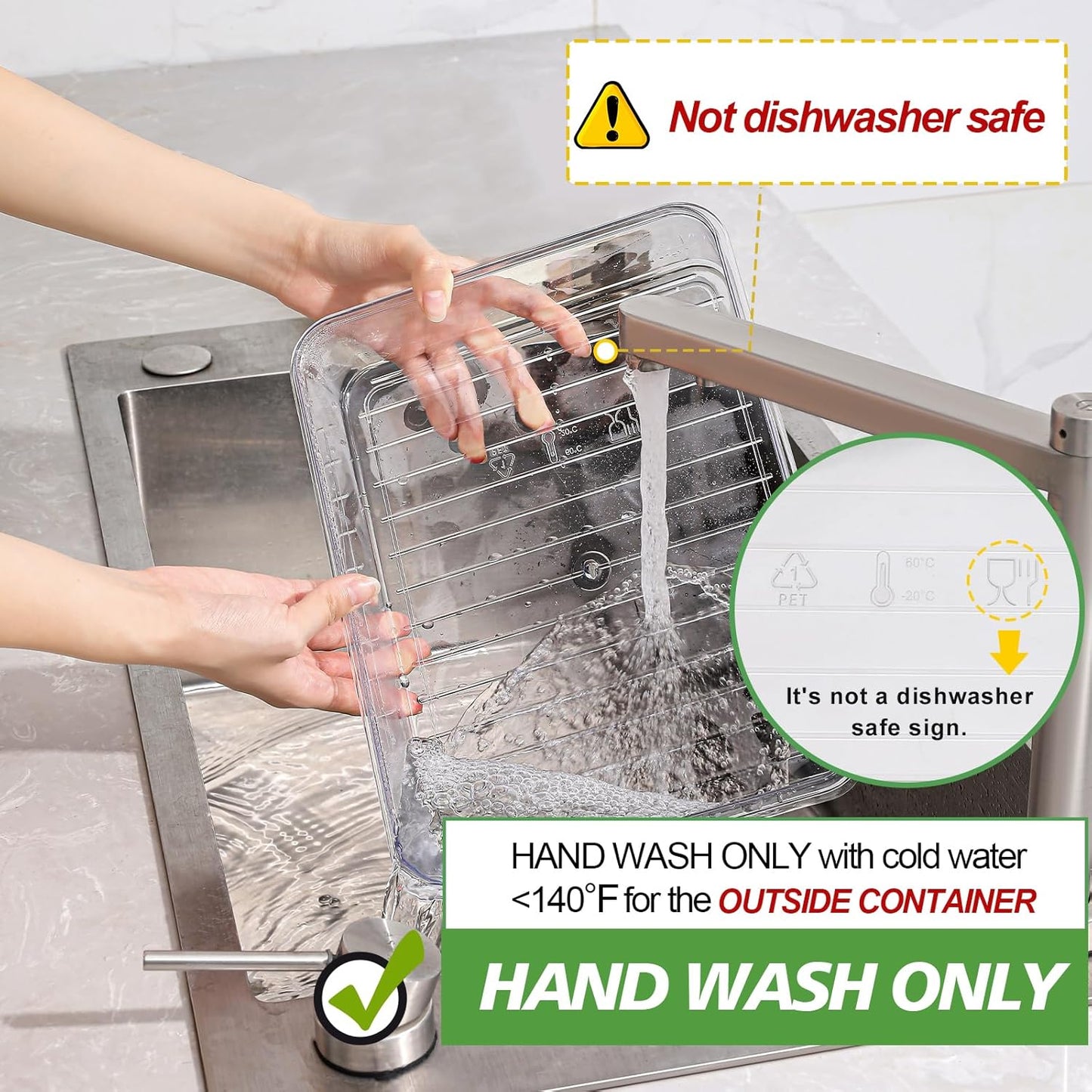 Purilite Select Clear Compartmentalized Snack Box