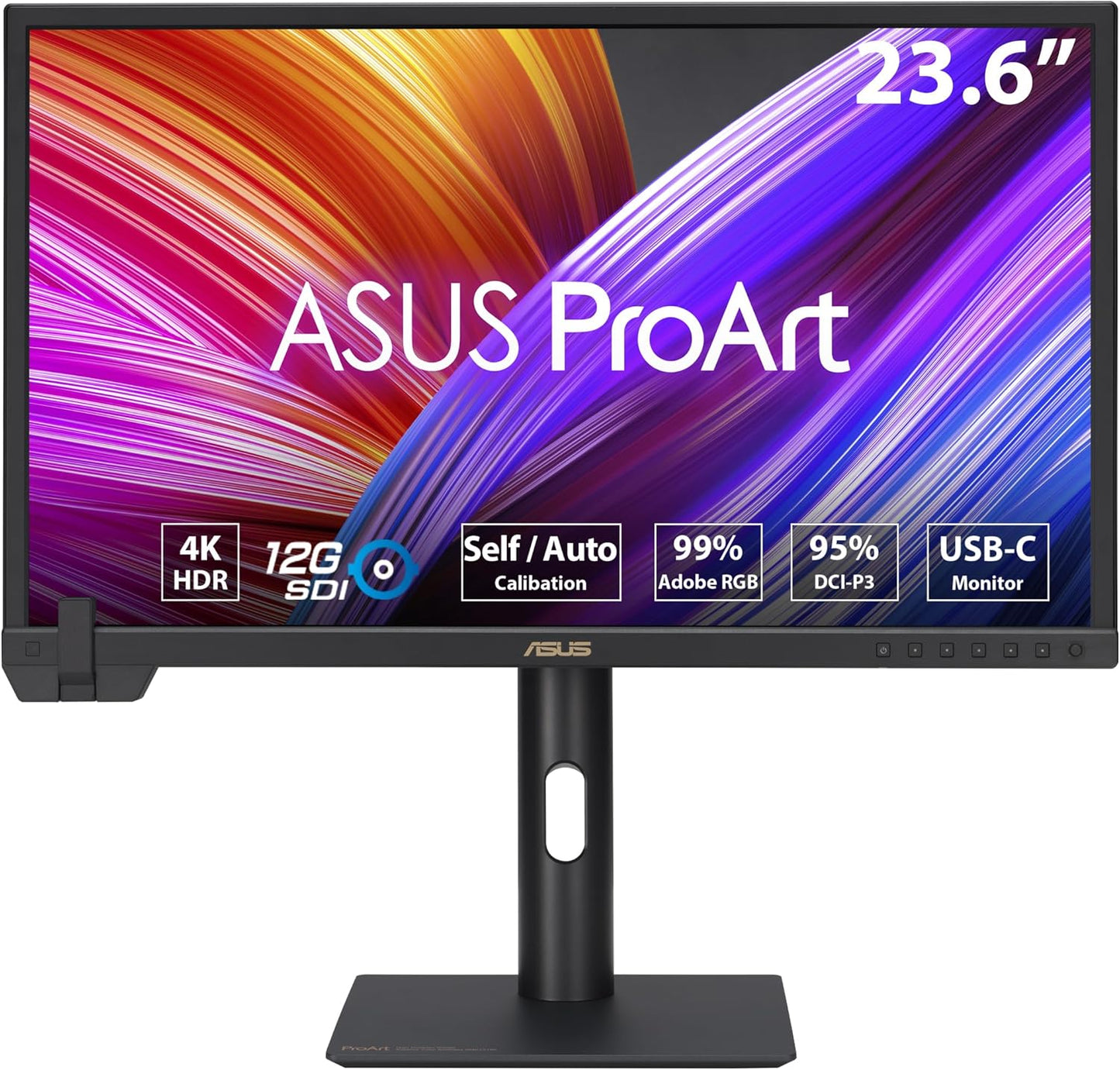 ASUS ProArt Display 27” 1440P Professional Monitor (PA278CGV) - IPS, QHD (2560 x 1440), 144Hz, 95% DCI-P3, ΔE < 2, Calman Verified, USB-C PD 90W, FreeSync Premium, DisplayHDR 400, Height Adjustable