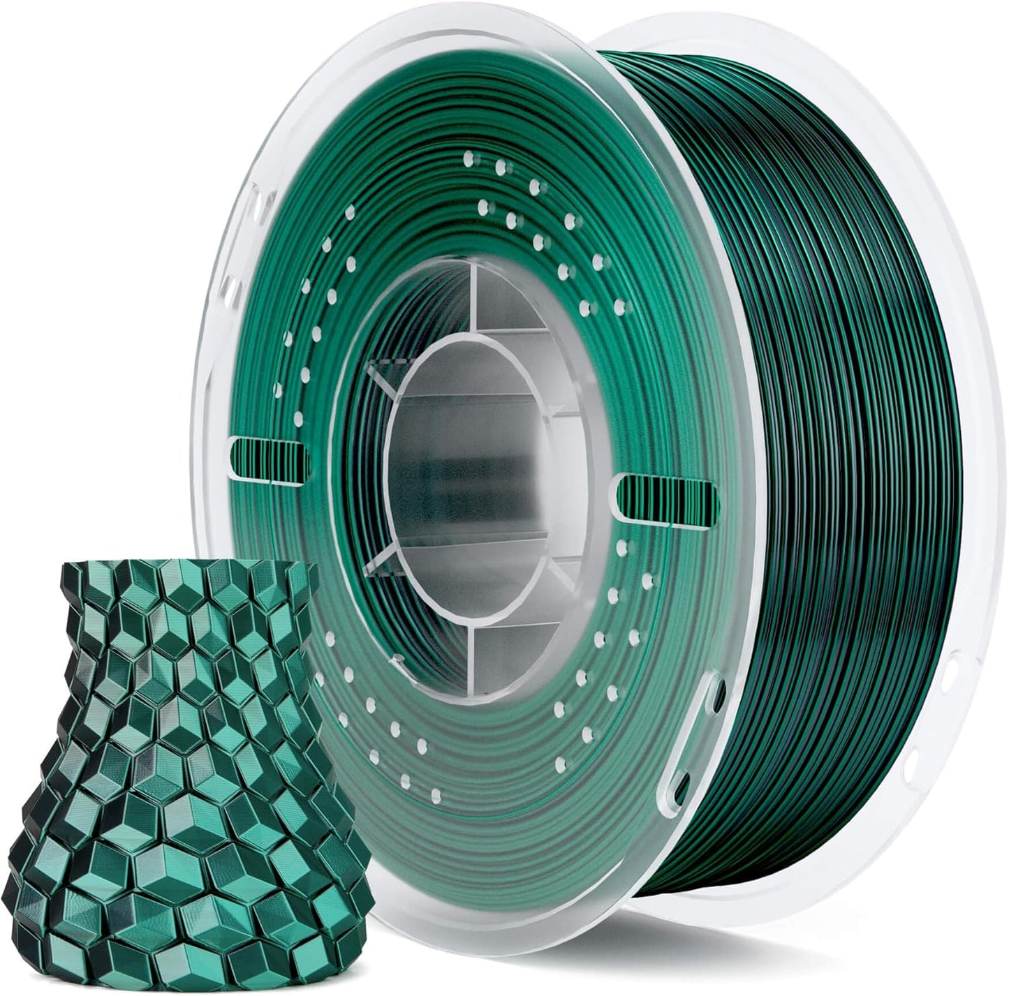 ELEGOO PLA+ Filament 1.75mm Black 4KG, PLA Plus 3D Printer Filament, Dimensional Accuracy +/- 0.02 mm, Tough & High Strength, Fit for Most FDM Printers(1KG/Spool, 2.2 lbs)