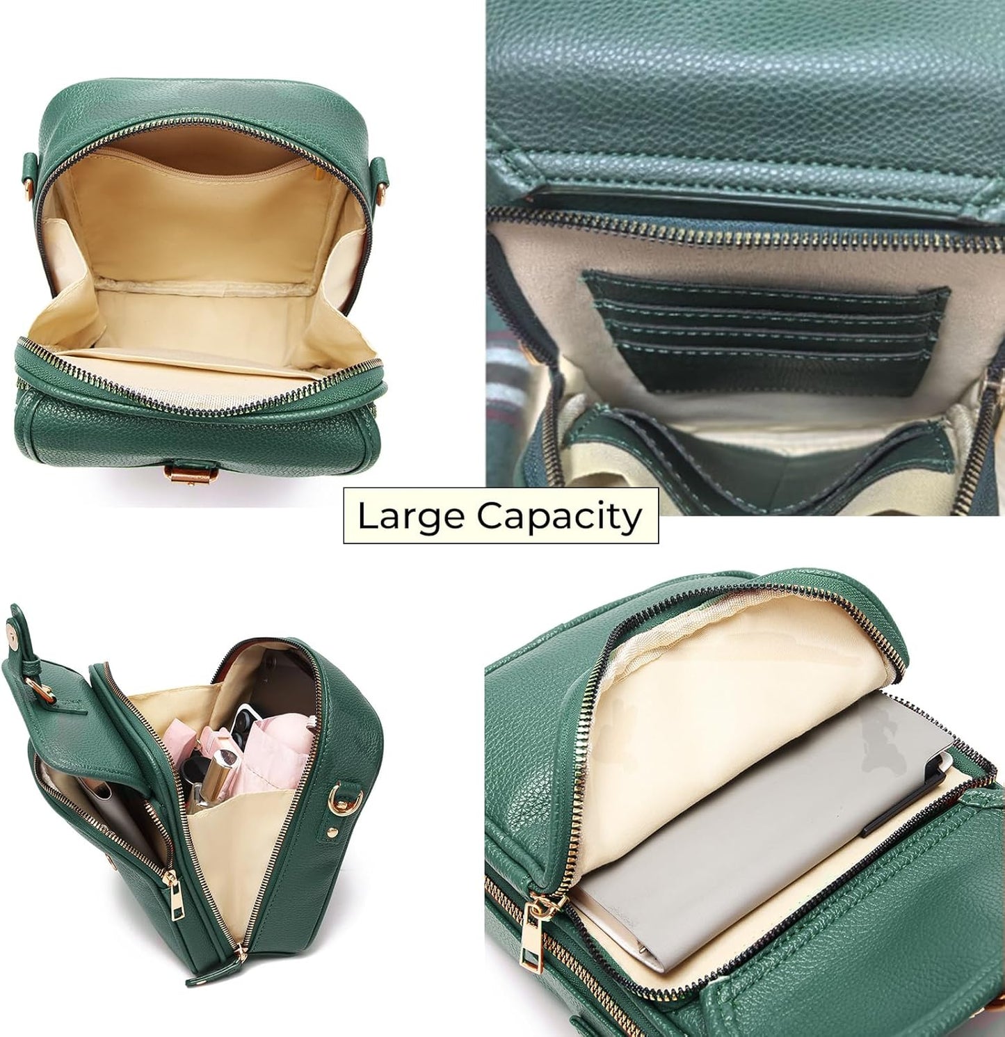 Lexiyat Crossbody Purses for Women Trendy Cell Phone Bag Leather Shoulder Handbags with Card Slots