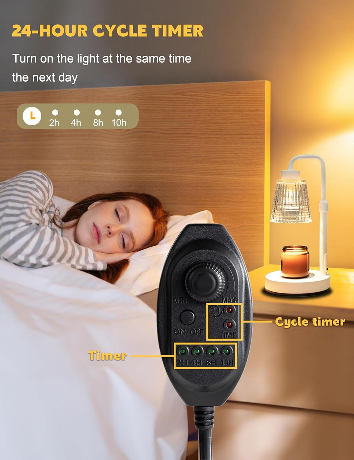 Purilite Select Candle Warmer Table Lamp