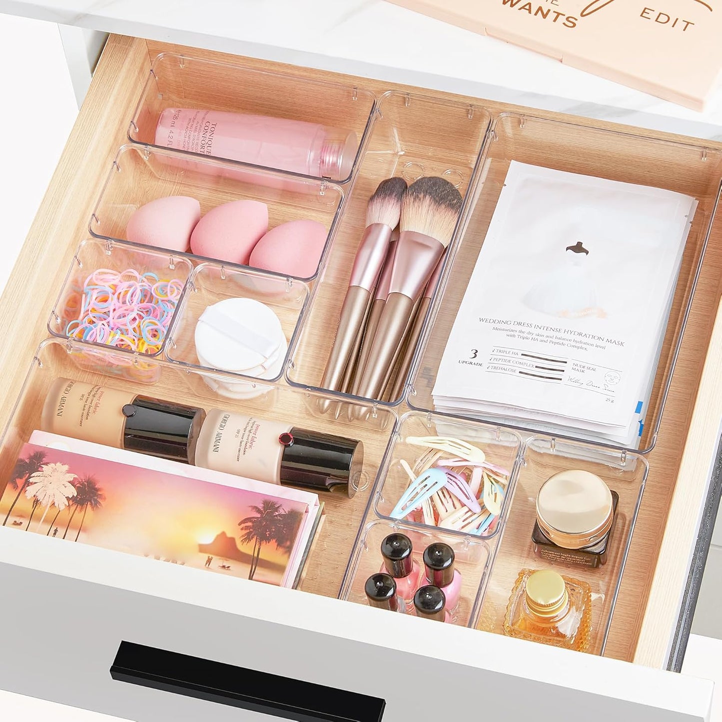 Purilite Select Clear Drawer Organizer Set