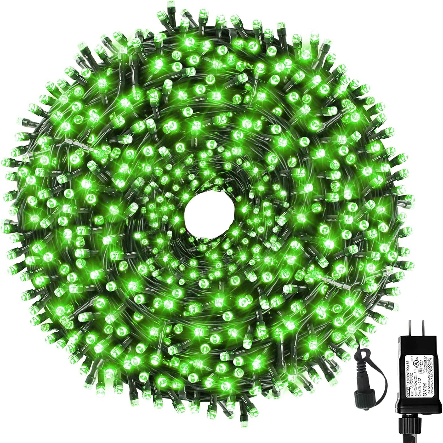 Tcamp 105FT 300 LED Purple Orange Halloween Decorations Lights Motion Activated Sync with 4 Scary Music, 6 Modes Halloween String Lights for Party Yard Outdoor Indoor Decor (3 Sets Connectable)