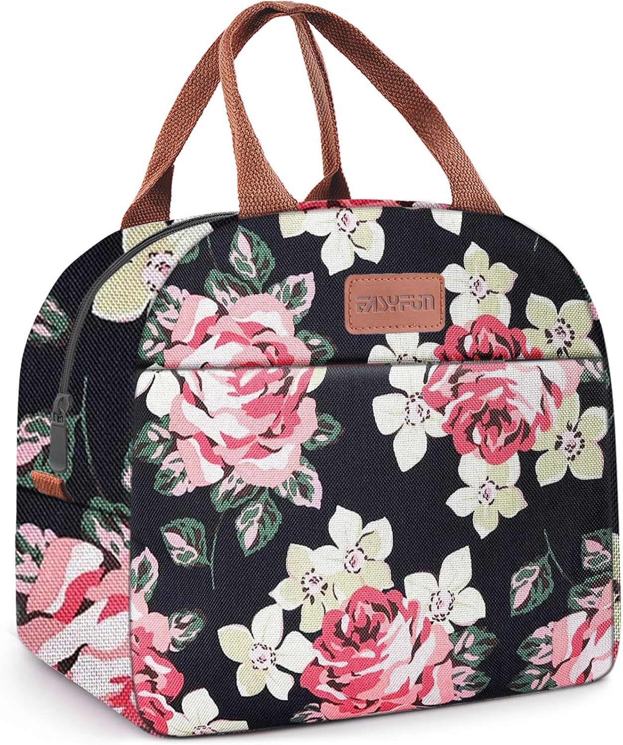 Lunch Bag for Women & Men Adult Insulated Lunch Box, Small Leakproof Cooler Food Lunch Containers Reusable High Capacity Lunch Tote Bags for Work, Travel, Outdoor