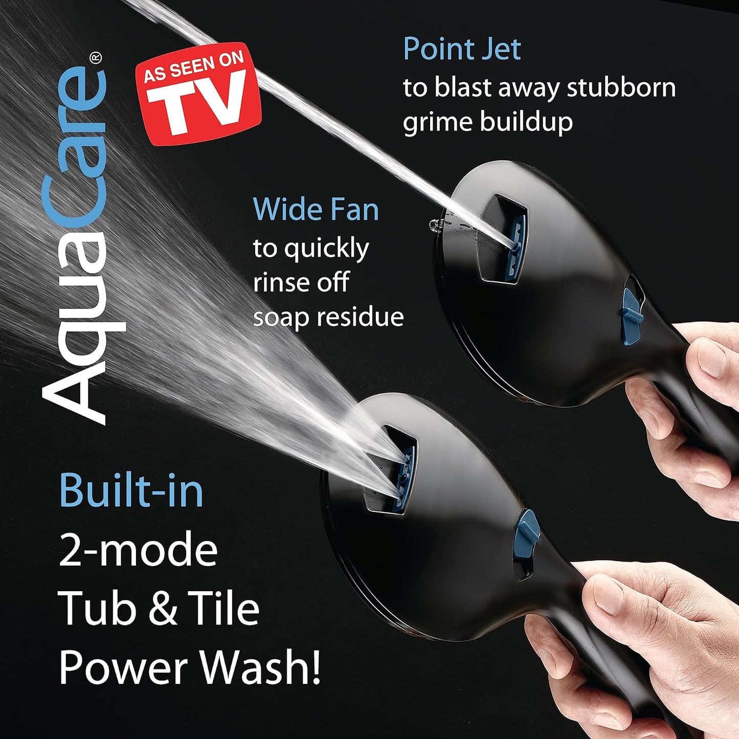 Purilite Select 8-Setting Handheld Shower Head – High Pressure, Self-Cleaning, Total Shower Hygiene System