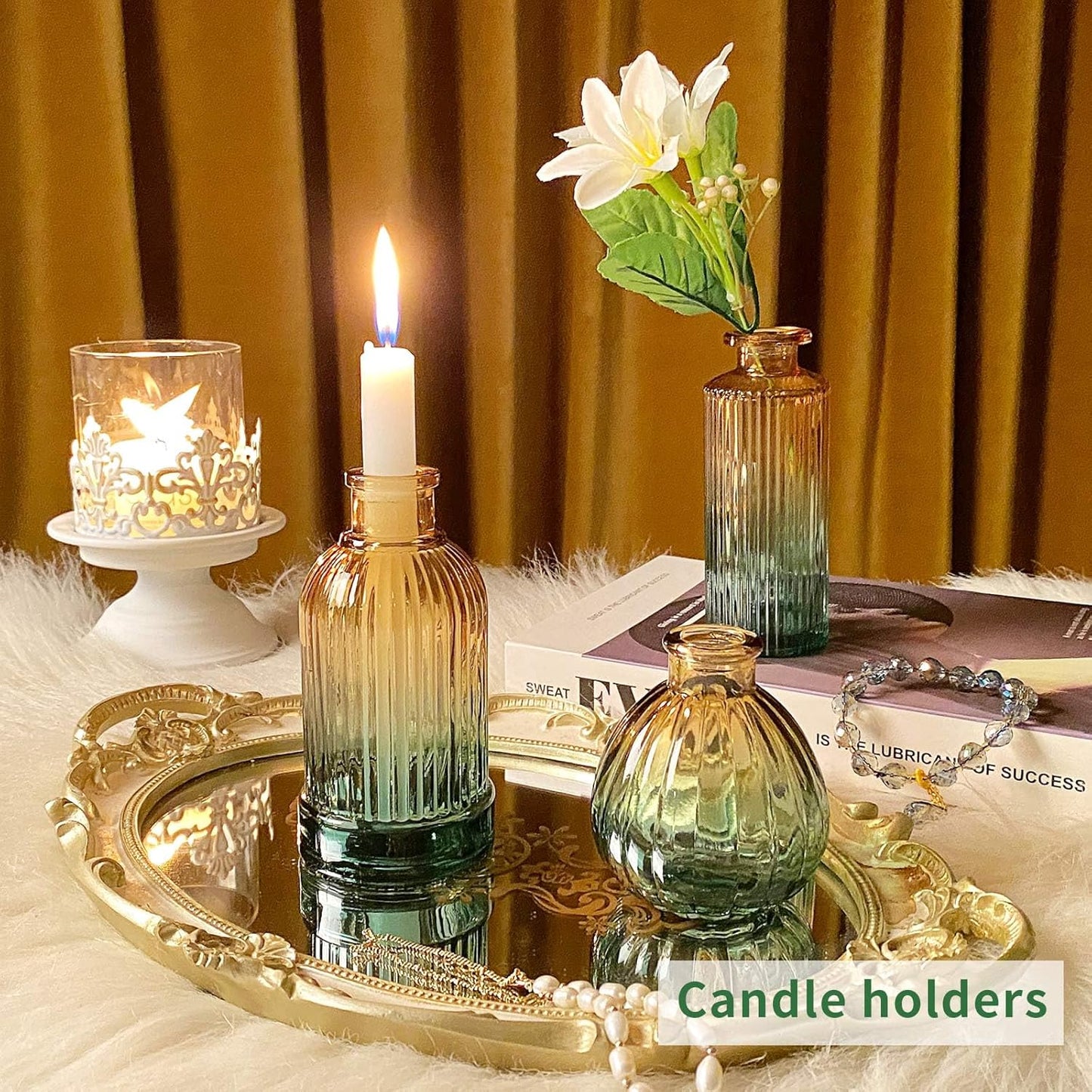 30 Pcs Mini Bud Vases As Wedding Centerpieces for Tables,Clear Bud Vases for Flowers,Small Flower Vases Suitable for Birthday Party,Anniversary,Wedding Reception,Baby Shower