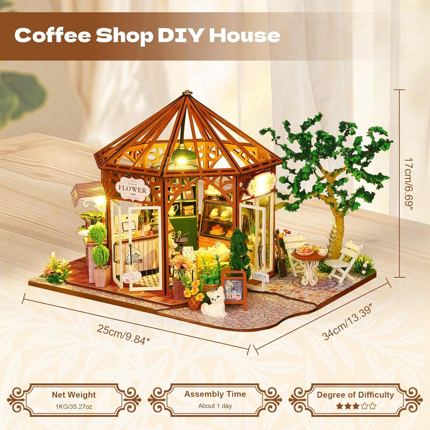 Purilite Select DIY Miniature House Kit