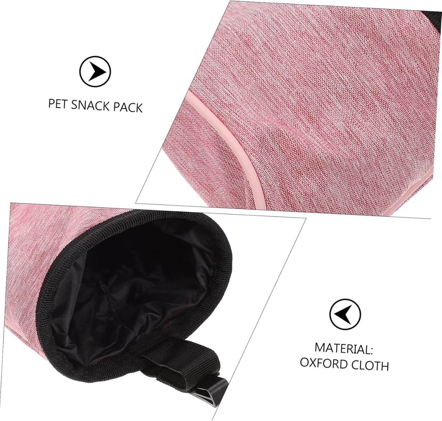 VERDANVERSE Dog Treat Pouch for Outdoor Walks Kibble Pouch Pet Treat Training Snack Bag