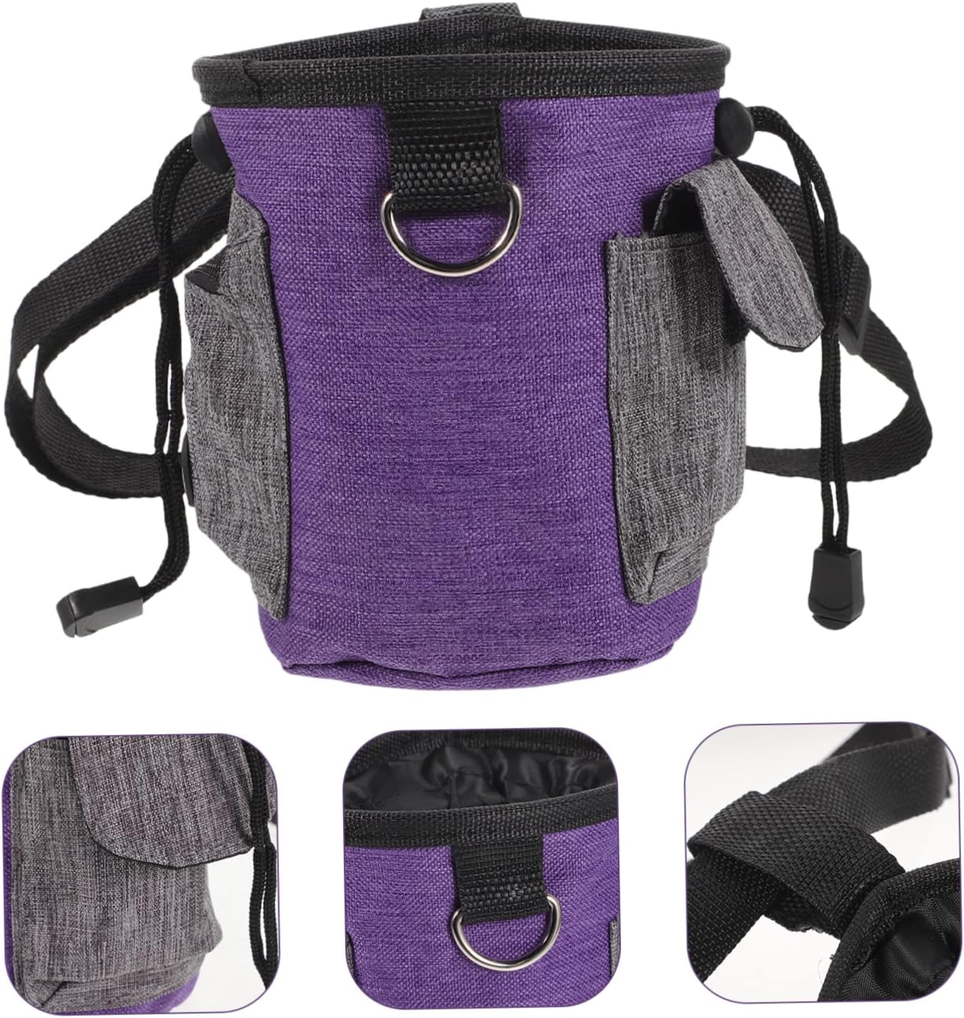Kisangel Convenient Dog Treat Bag Portable Training Pouch for Dog Snacks Outdoor Walking Accessory