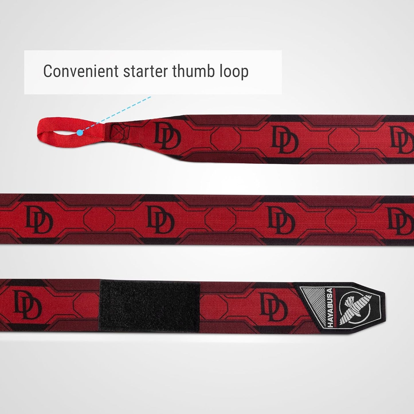 Hayabusa Marvel Hero Elite Mexican Style Boxing Hand Wraps for Men & Women
