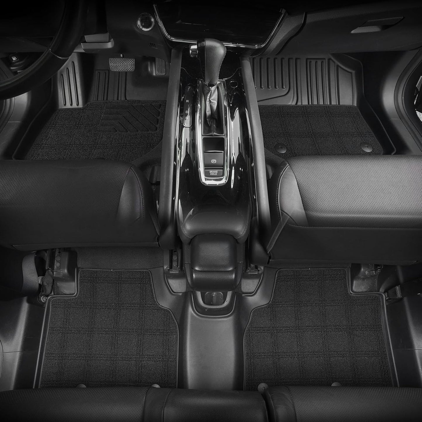 AOMSAZTO Floor Mats & Trunk Mat for 2024 2025 Chevy Equinox EV (Non Fuel),TPE All Weather Protection 2 Rows Car Floor Liners with Cargo Liner for Chevrolet Equinox EV (Non Fuel)