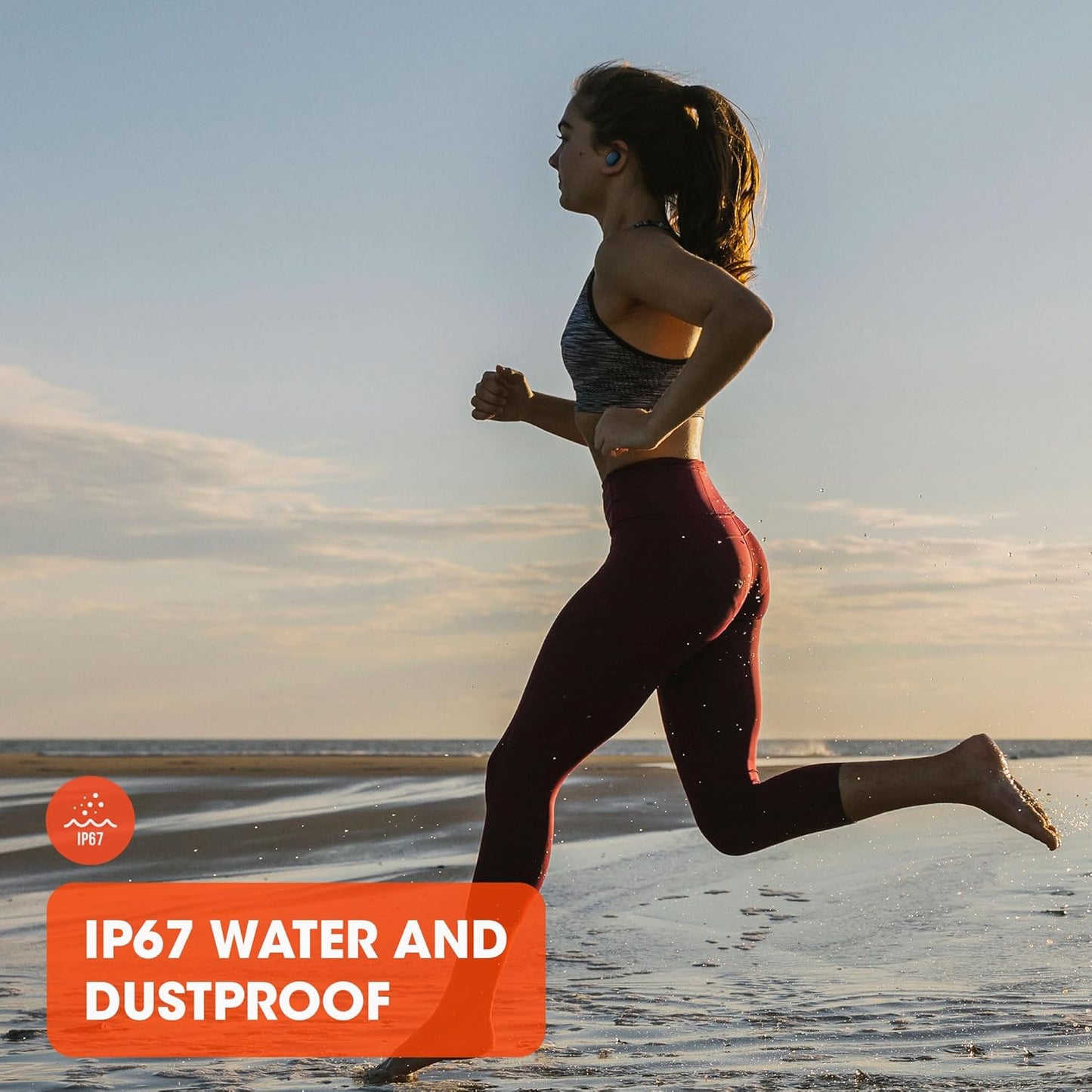 JBL Endurance Race Waterproof True Wireless Active Sport Earbuds, with Microphone, 30H Battery Life, Comfortable, dustproof, Android and Apple iOS Compatible (Black)