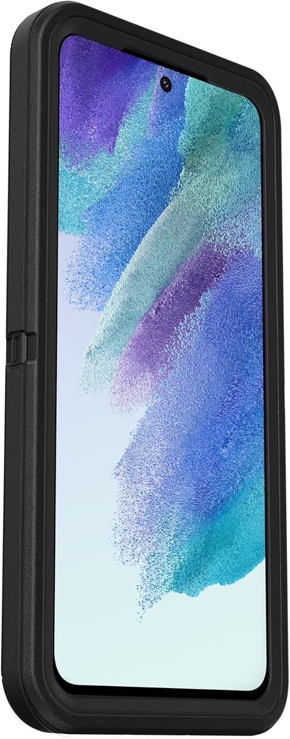 OtterBox Defender Series Rugged Case & Holster for Samsung Galaxy S21 5G (ONLY) Non-Retail Packaging - Black - with Microbial Defense