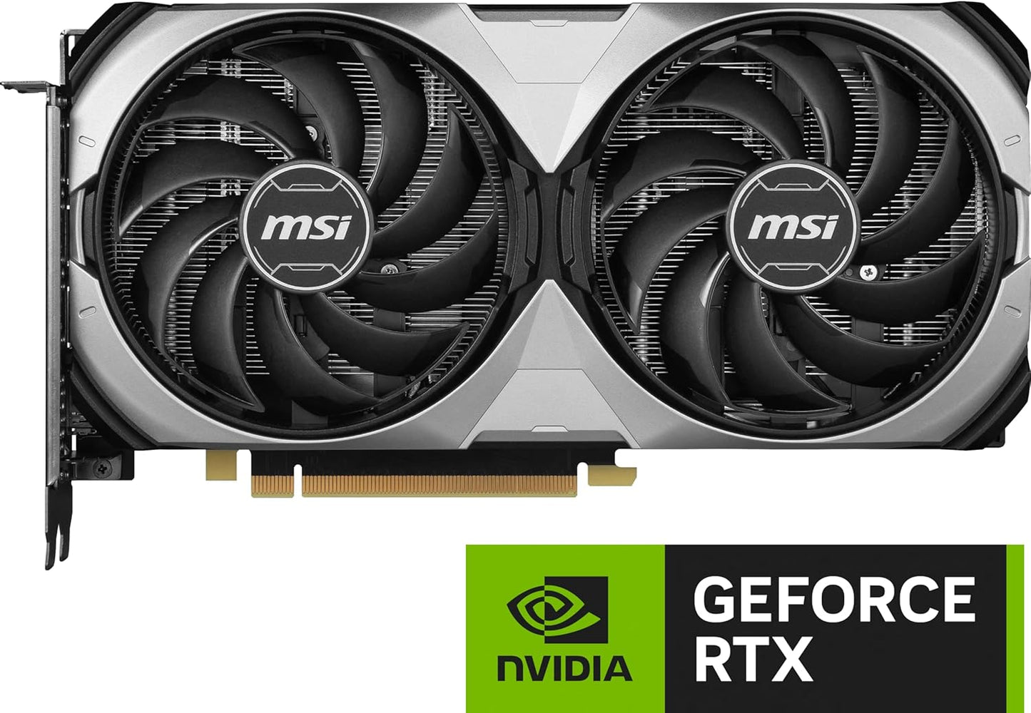 MSI Gaming RTX 4070 Super 12G Ventus 2X OC Graphics Card (NVIDIA RTX 4070 Super, 192-Bit, Boost Clock: 2520 MHz, 12GB GDRR6X 21 Gbps, HDMI/DP, Ada Lovelace Architecture)