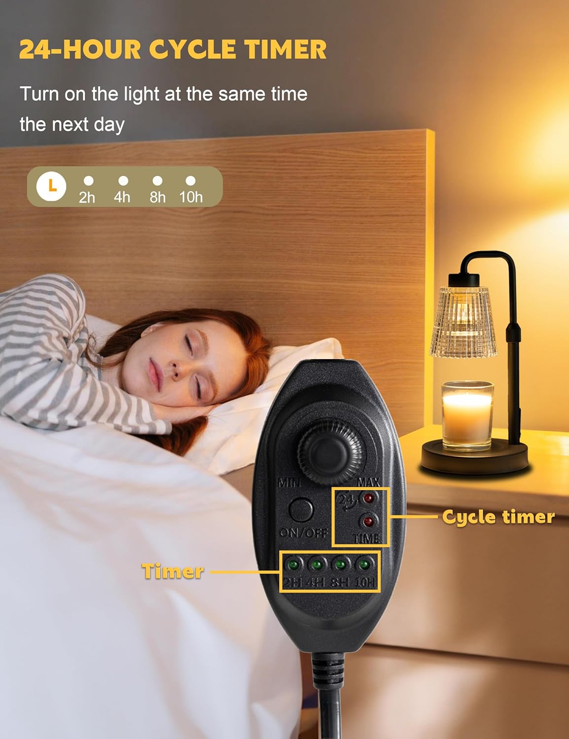 Purilite Select Candle Warmer Table Lamp