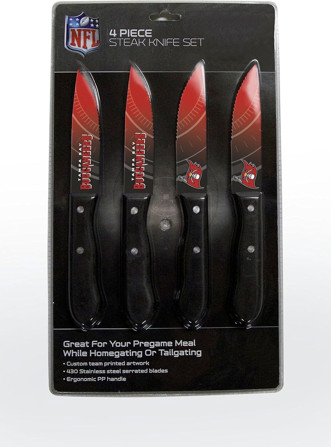 The Sports Vault by Inglasco NFL Chicago Bears Steak Knives