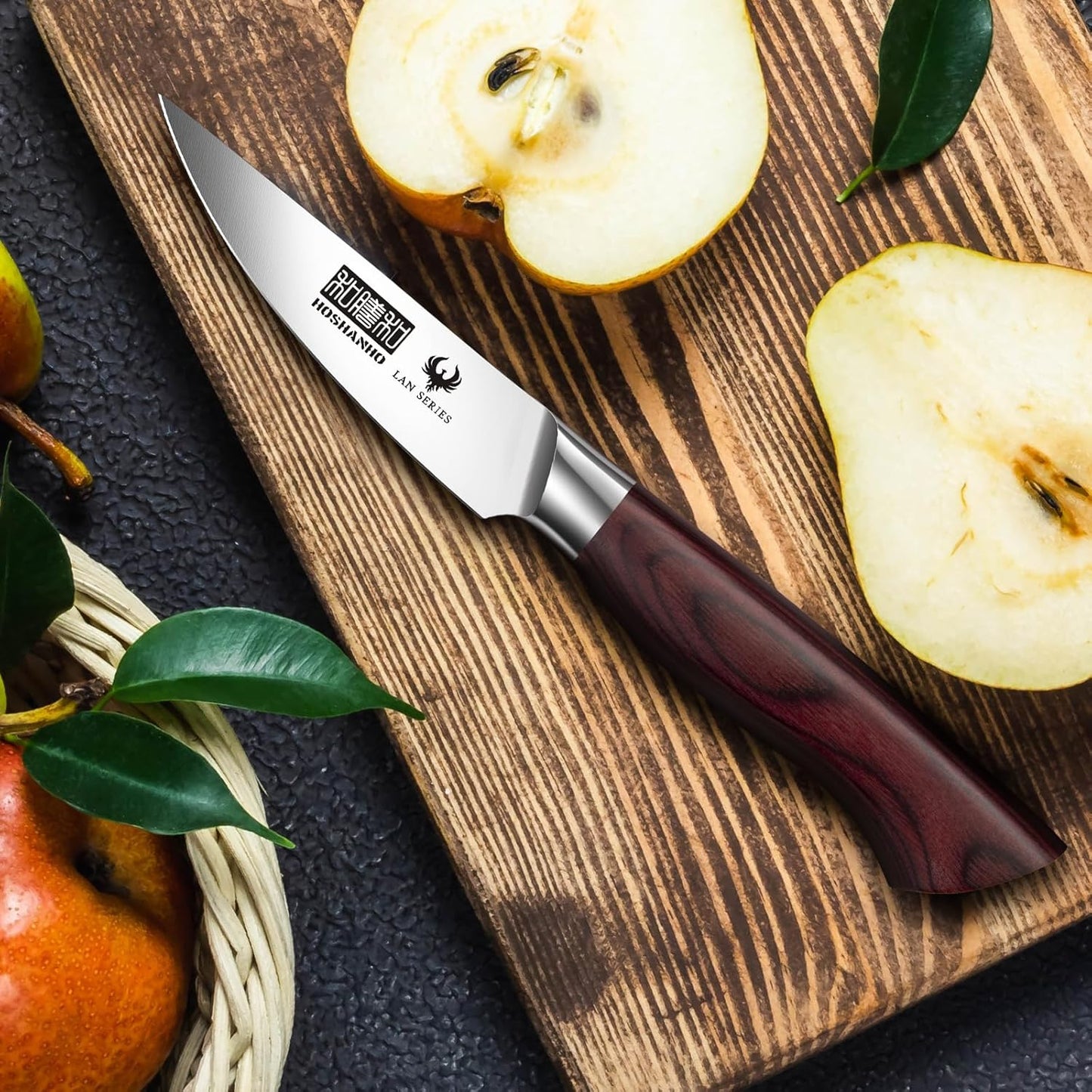 HOSHANHO Fillet Knife 7 Inch, Professional High Carbon Stainless Steel Boning Knife for Meat, Ultra Sharp Japanese Fish Fillet Knife with Ergonomic Wood Handle