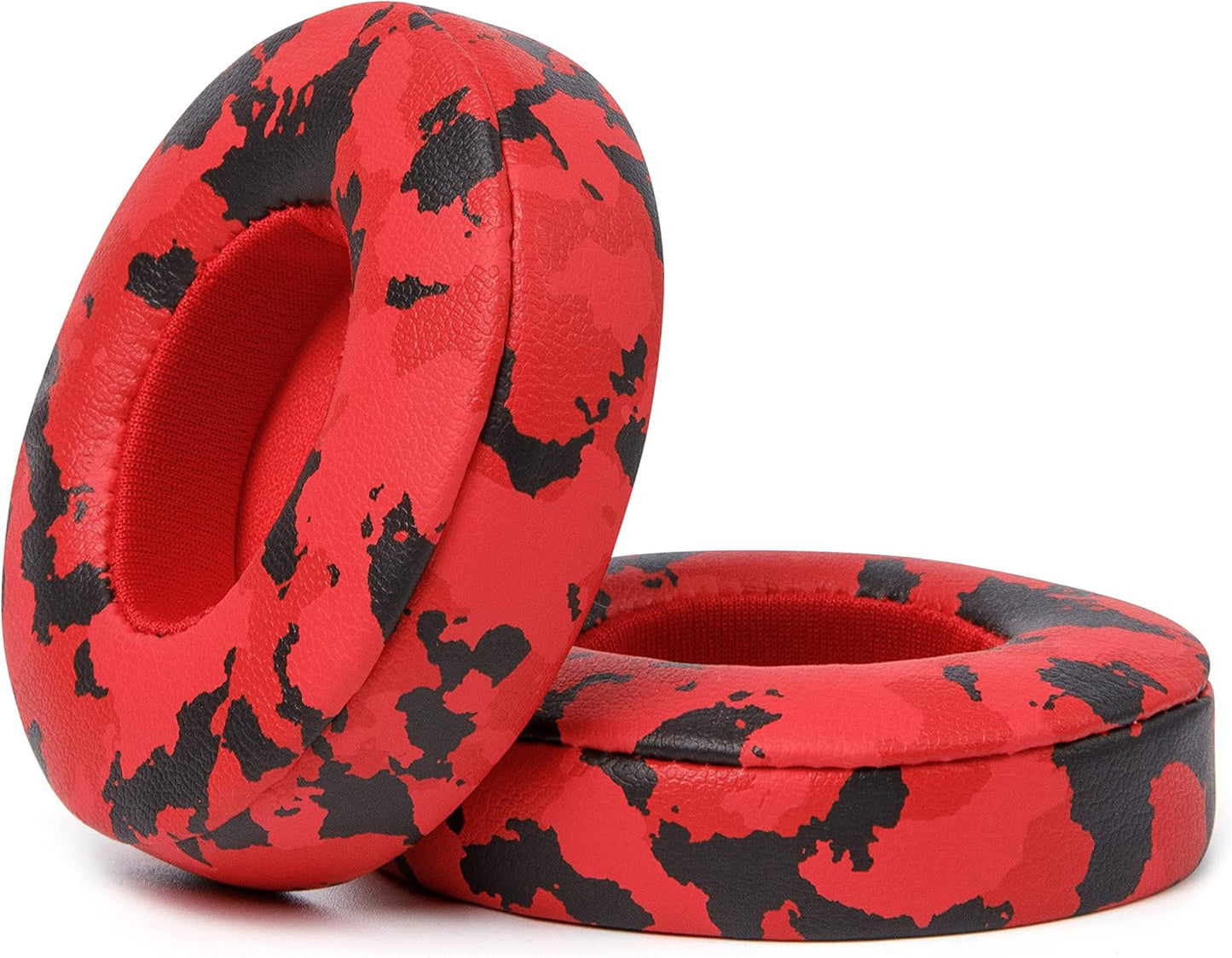 WC Extra Thick Replacement Earpads for Beats Solo 2 & 3 by Wicked Cushions - Ear Pads for Beats Solo 2 & 3 Wireless ON-Ear Headphones - Soft Leather, Luxury Memory Foam, Strong Adhesive | White