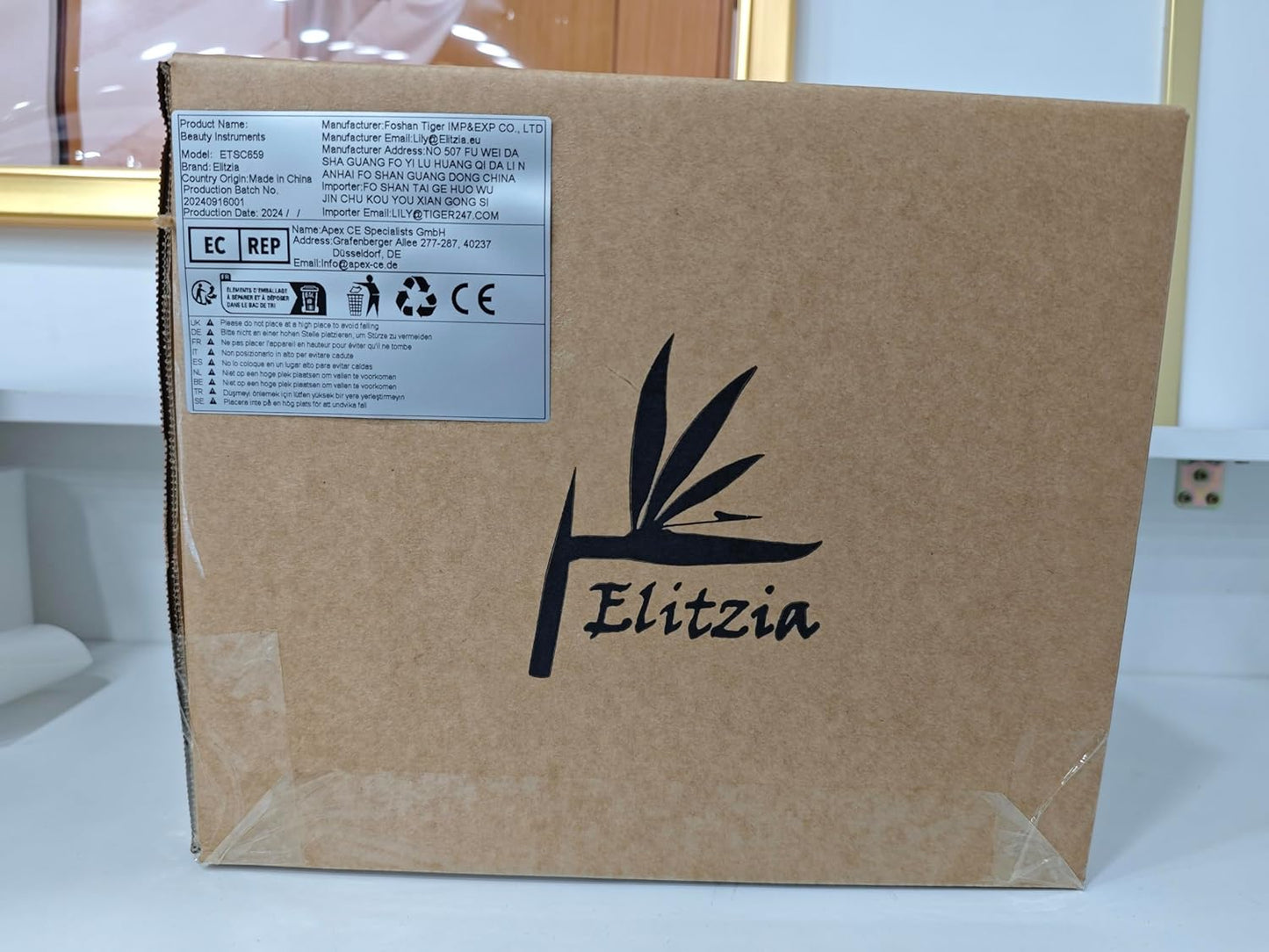 Face Brush Set Skin Care Portable Electric Facial Scrub Brush Instrument Elitzia ETLW019B