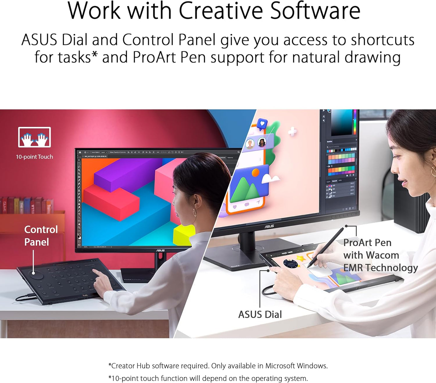 ASUS ProArt Display 27” 1440P Professional Monitor (PA278CGV) - IPS, QHD (2560 x 1440), 144Hz, 95% DCI-P3, ΔE < 2, Calman Verified, USB-C PD 90W, FreeSync Premium, DisplayHDR 400, Height Adjustable