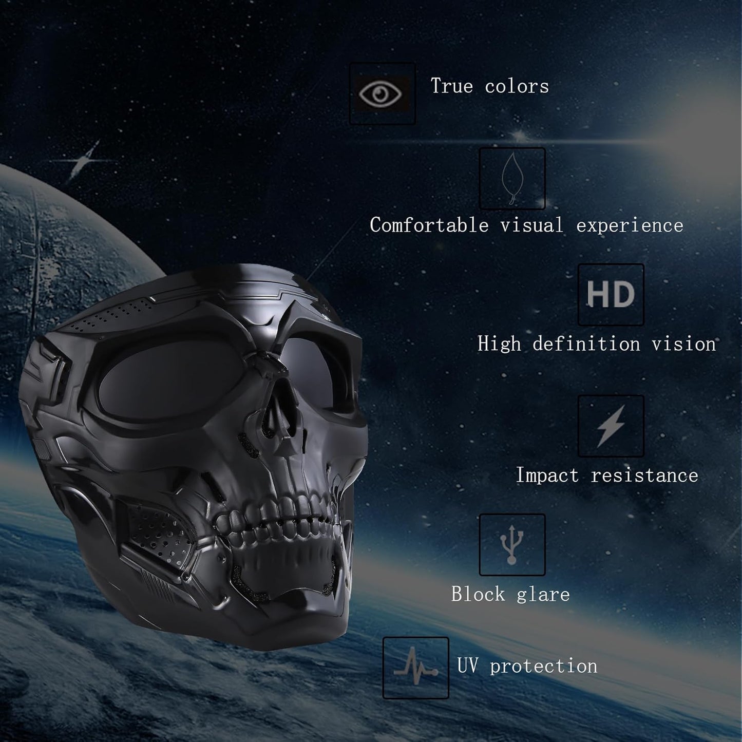 Skull Mask Full Face Tactical Masks for CS Survival Games Shooting Cosplay Movie Paintball Halloween Scary Masks