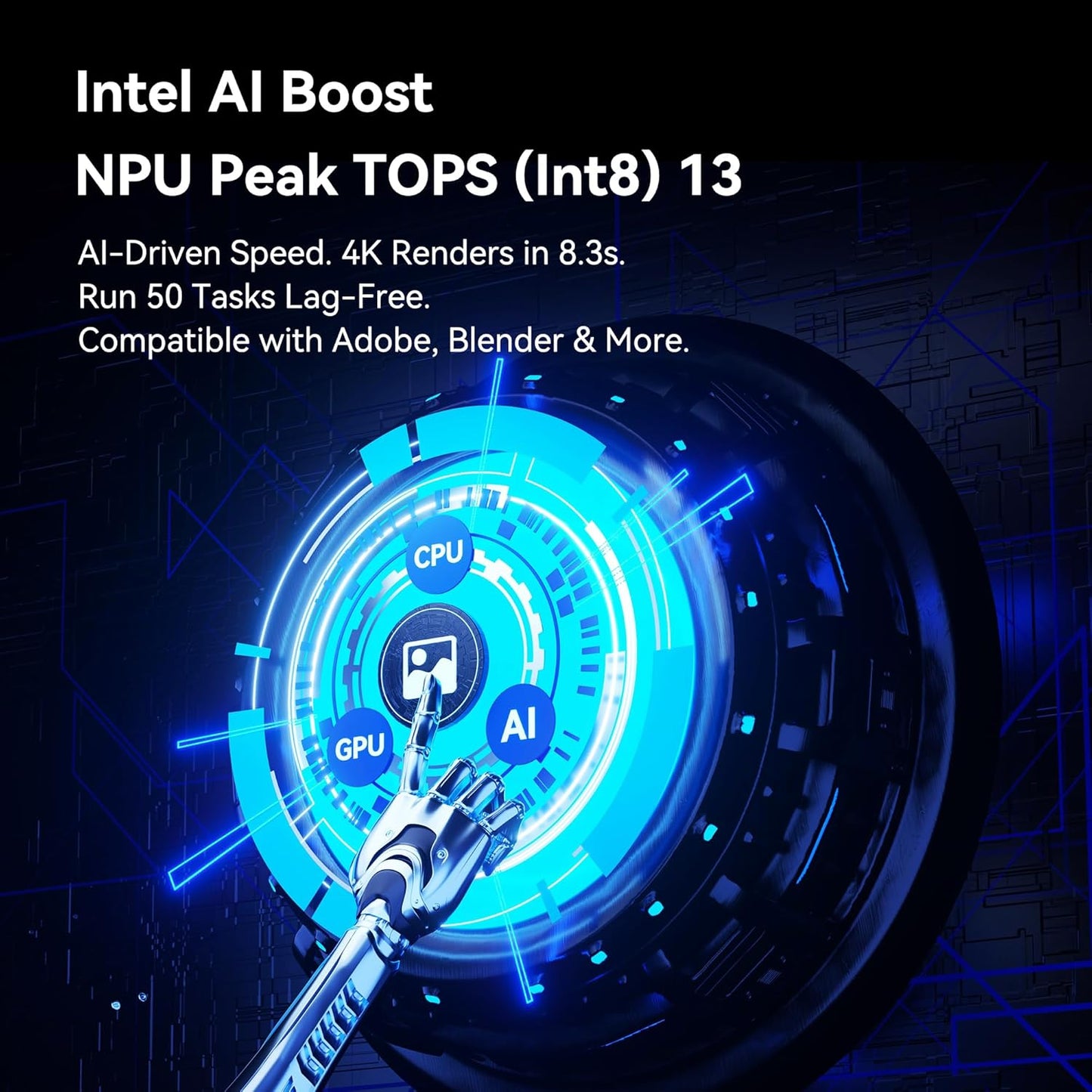 GEEKOM IT15 Mini PC (3-Year Quality Support) with The Most Powerful 15th Gen Intel Core Ultra9-285H, 32GB DDR5& 2TB M.2 2280 NVMe Gen4*4 SSD, Mini Desktop Win11 Pro, WiFi7/BT5.4/Dual 2.5G LAN/USB4/8K