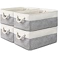 DII Foldable Fabric Storage Containers for Nurseries, Offices, Closets, Home Decor, Cube Organizers & Everyday Storage Needs, (Large - 11 x 11 x 11) Scroll Nautical Blue - Set of 2