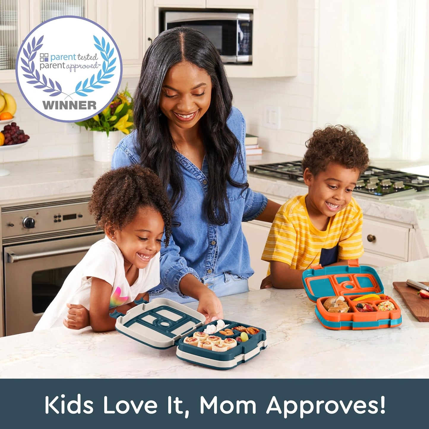 Bentgo Kids Prints Leak-Proof, 5-Compartment Bento-Style Kids Lunch Box - Ideal Portion Sizes for Ages 3 to 7 - BPA-Free, Dishwasher Safe, Food-Safe Materials - 2021 Collection (Llamas)