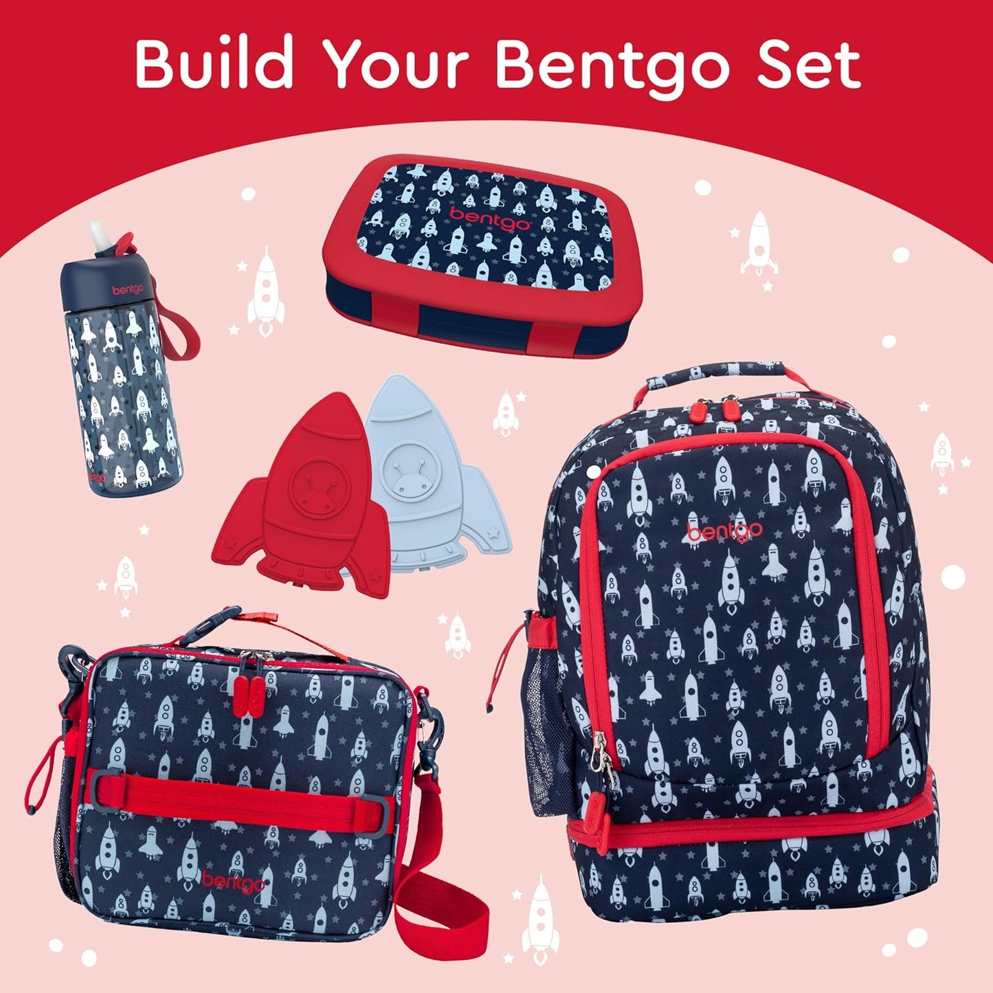 Bentgo Kids Prints Leak-Proof, 5-Compartment Bento-Style Kids Lunch Box - Ideal Portion Sizes for Ages 3 to 7 - BPA-Free, Dishwasher Safe, Food-Safe Materials - 2021 Collection (Llamas)