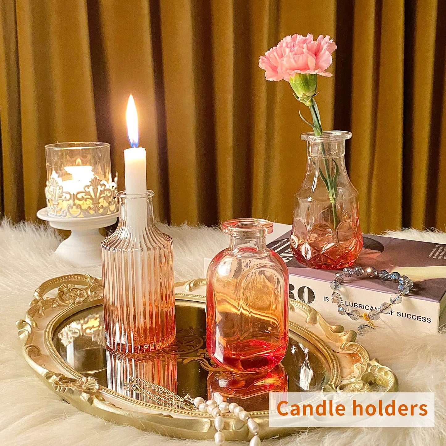 30 Pcs Mini Bud Vases As Wedding Centerpieces for Tables,Clear Bud Vases for Flowers,Small Flower Vases Suitable for Birthday Party,Anniversary,Wedding Reception,Baby Shower