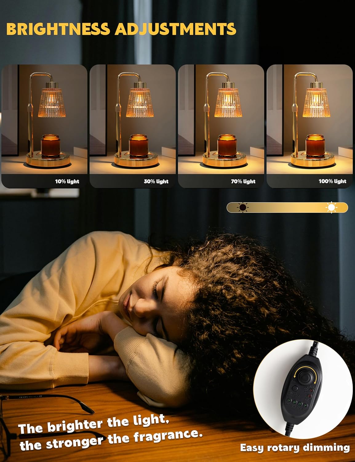 Purilite Select Candle Warmer Table Lamp