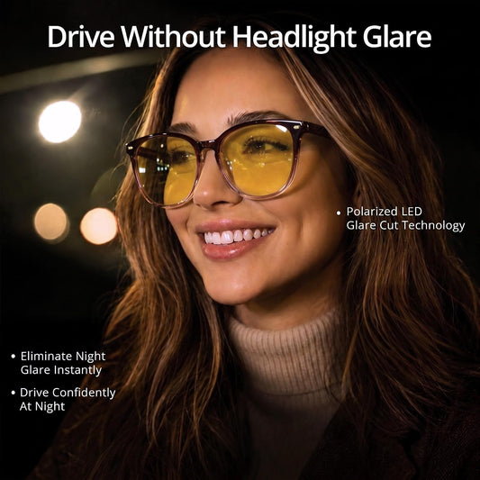 FIMILU Polarized Night Driving Glasses for Women