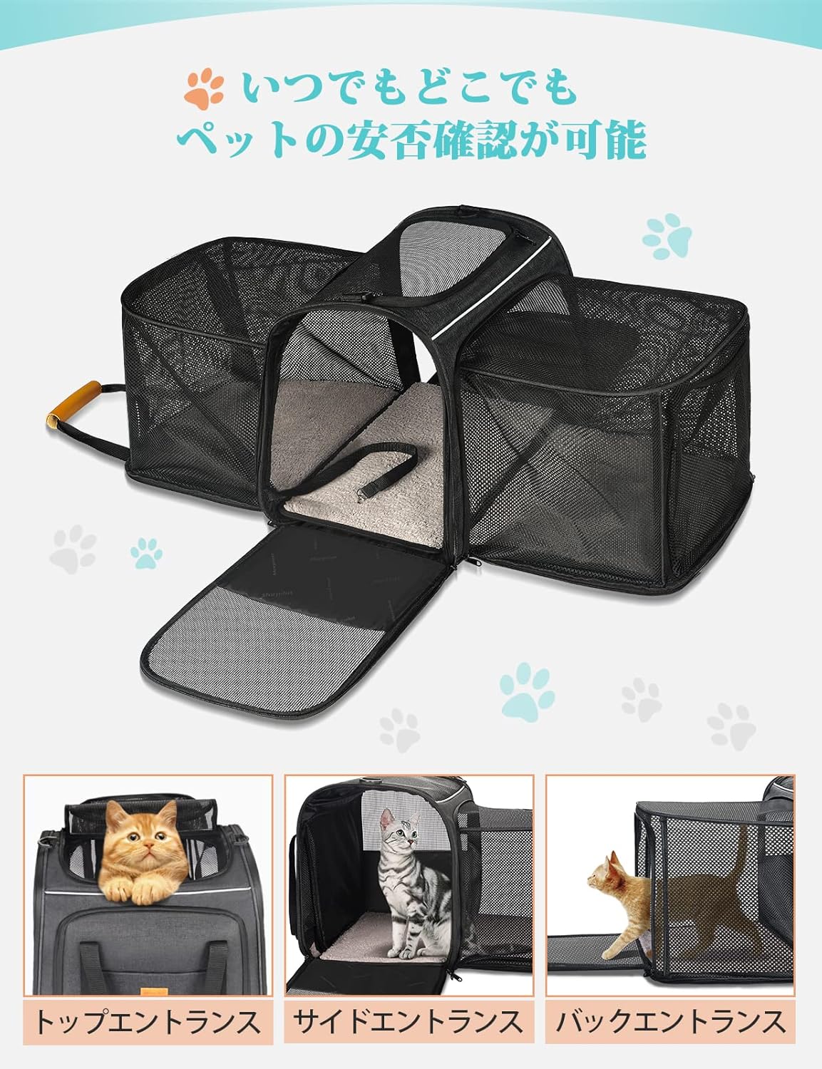 Morpilot Cat Carrier Soft - Portable Pet Carrier for Small or Medium Cats, Dogs and Puppy up to 14lbs, Airline Approved Dog Carrier with Safety Buckle - (Dark Gray)