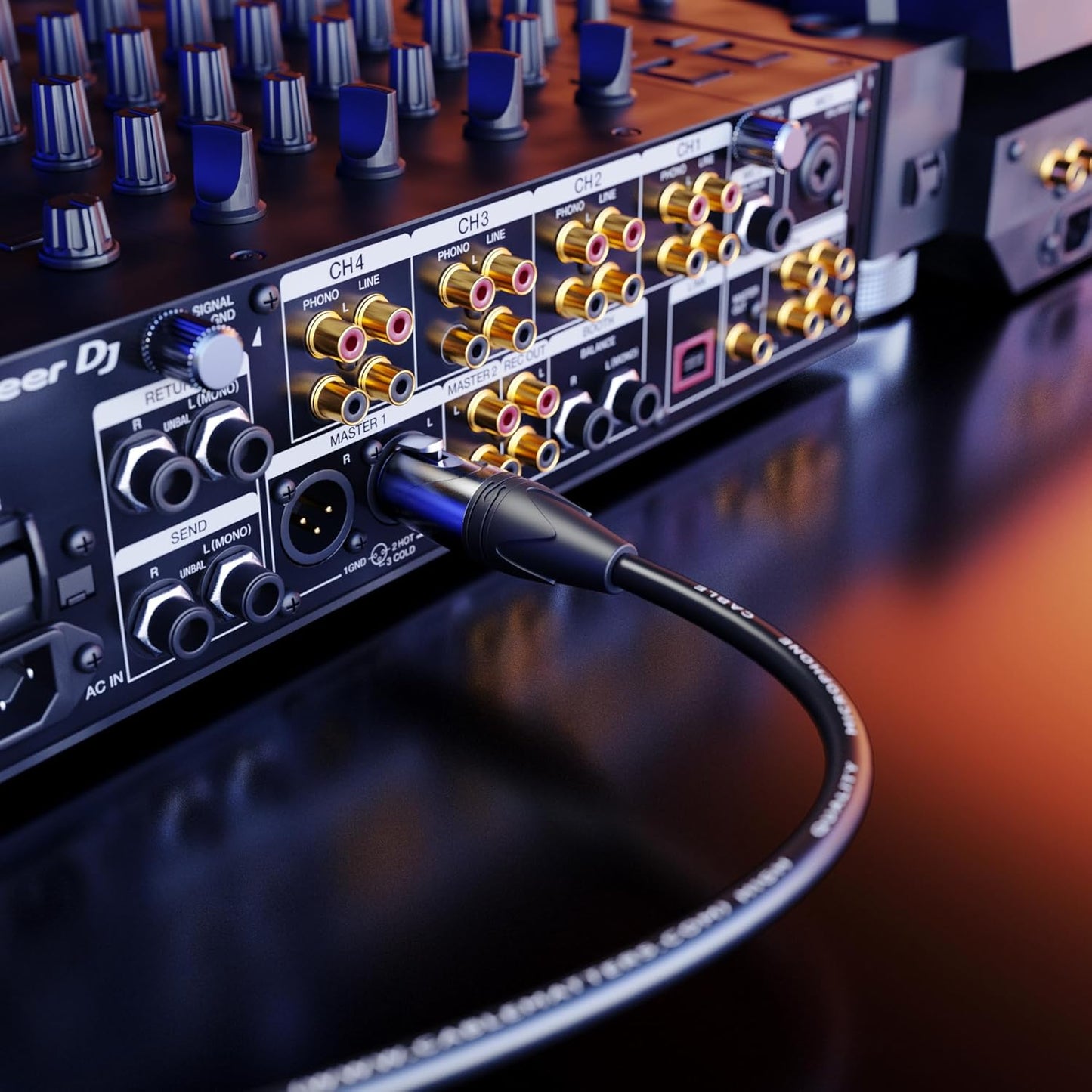 Cable Matters 2-Pack Premium XLR to XLR Cables - 6ft, Male to Female Microphone Cable, Oxygen-Free Copper (OFC) Mic Cord, Black