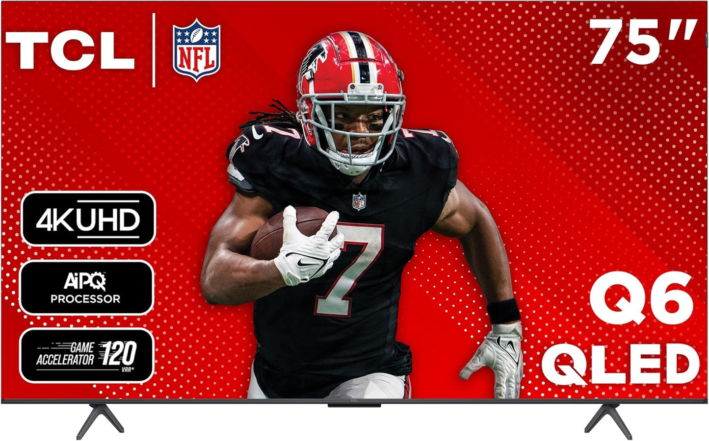 TCL 65-Inch Q65 QLED 4K UHD Smart TV with Google TV (65Q651G-CA, 2024 Model) Dolby Vision, Dolby Atmos, HDR Pro+, Game Accelerator Enhanced Gaming, Voice Remote, Works with Alexa, Streaming Television