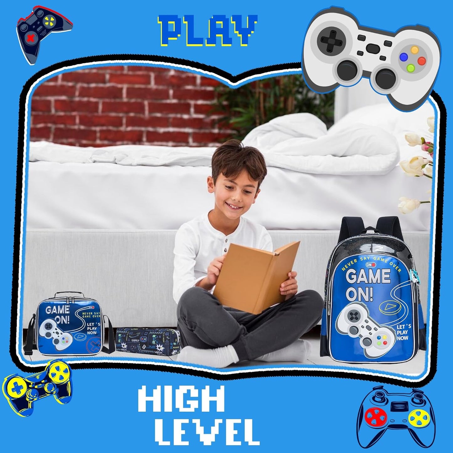 Cute Backpack for Girls School Backpacks with Lunch Box for Elementary