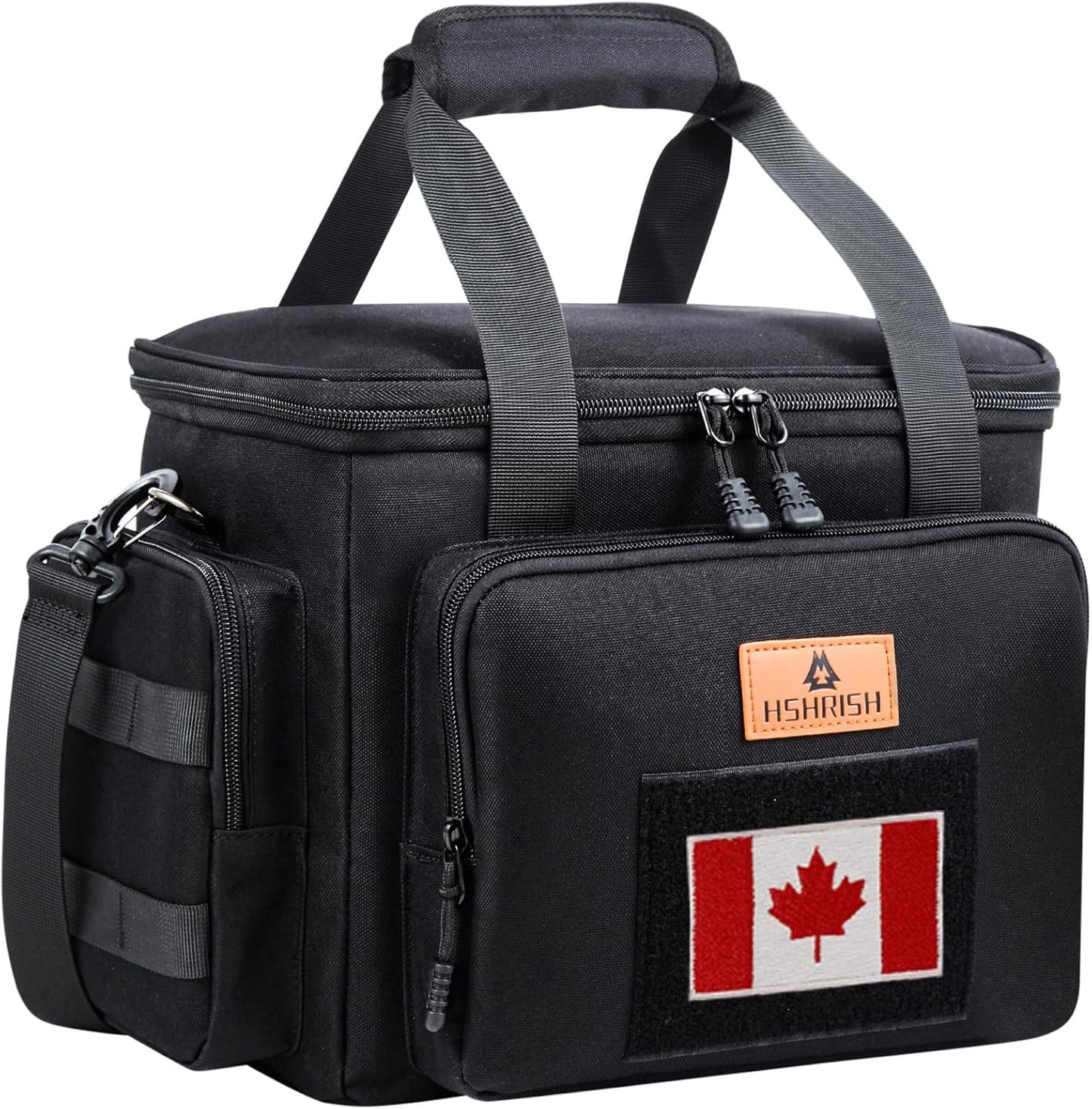 HSHRISH Tactical Large Lunch Bag for Men,Leakproof Insulated Lunch Box, Durable Soft Cooler Bag with Shoulder Strap Lunch Pail for Work Shifts Outdoor