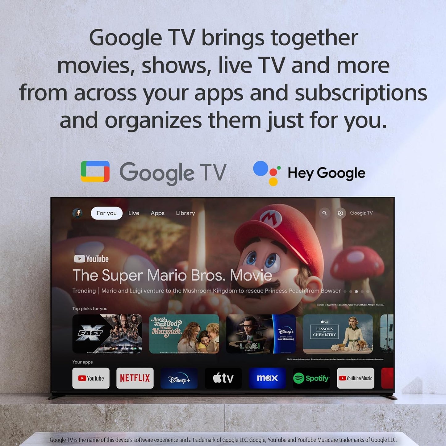 Sony 43 Inch 4K Ultra HD TV BRAVIA 3 LED Smart Google TV with Dolby Vision HDR and Exclusive Features for PlayStation®5 (K-43S30)