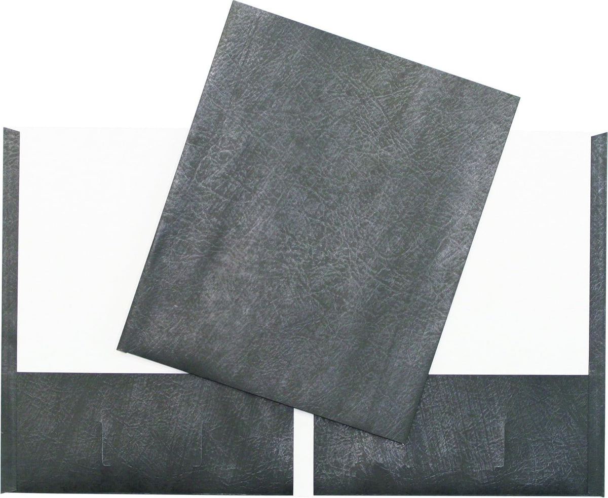 Hilroy Twin Pocket Portfolios, 9.5" x 11.75", 4-Pack, Assorted Colours (06042) - PuriLite