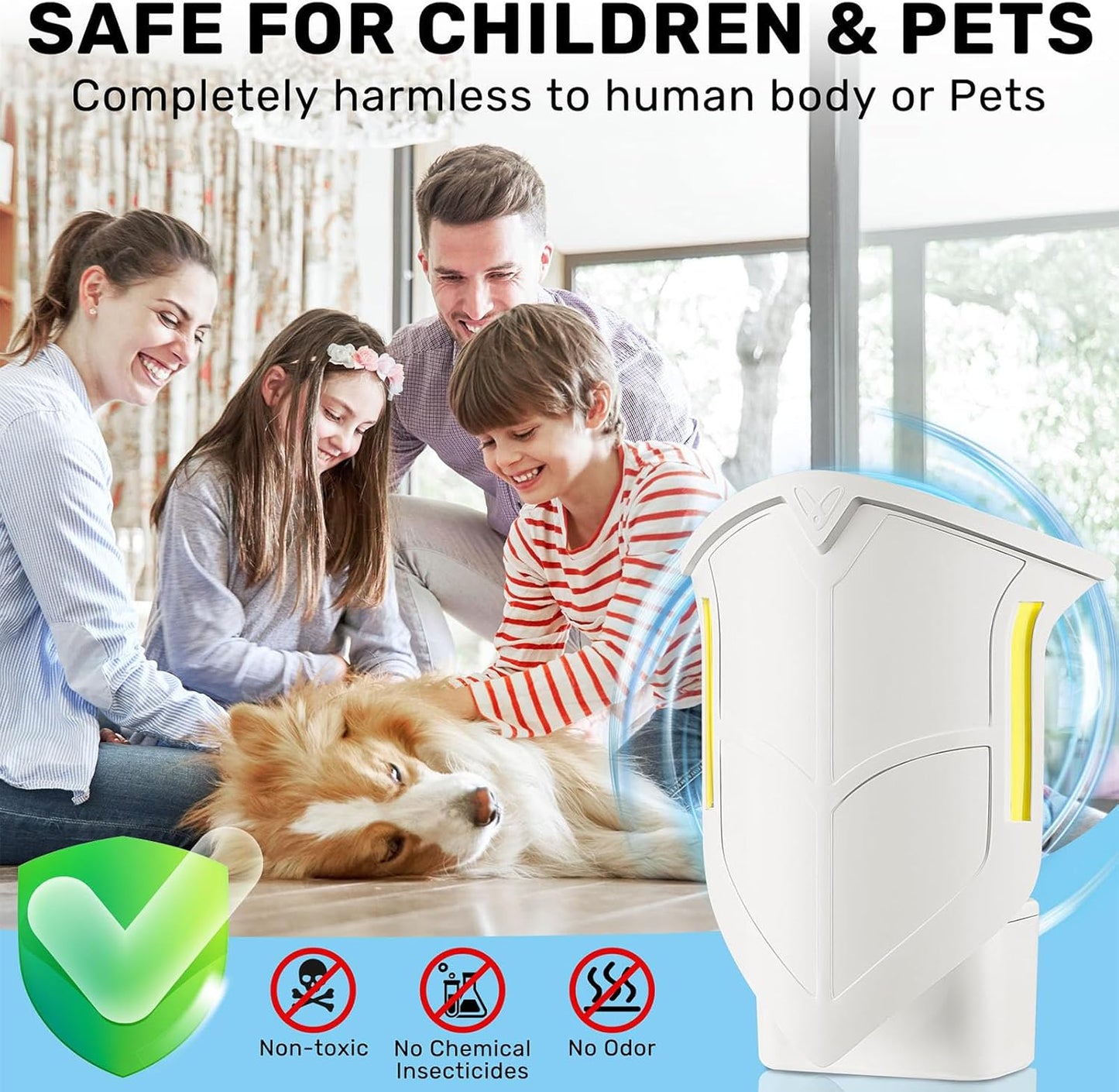 Flying Insect Trap, Fly Trap Captures Houseflies, Fruit Flies, and Gnats (White 2 Device + 8 Refills)