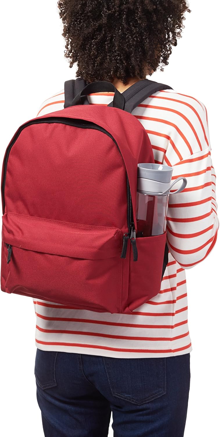Amazon Basics Classic School Backpack - Black