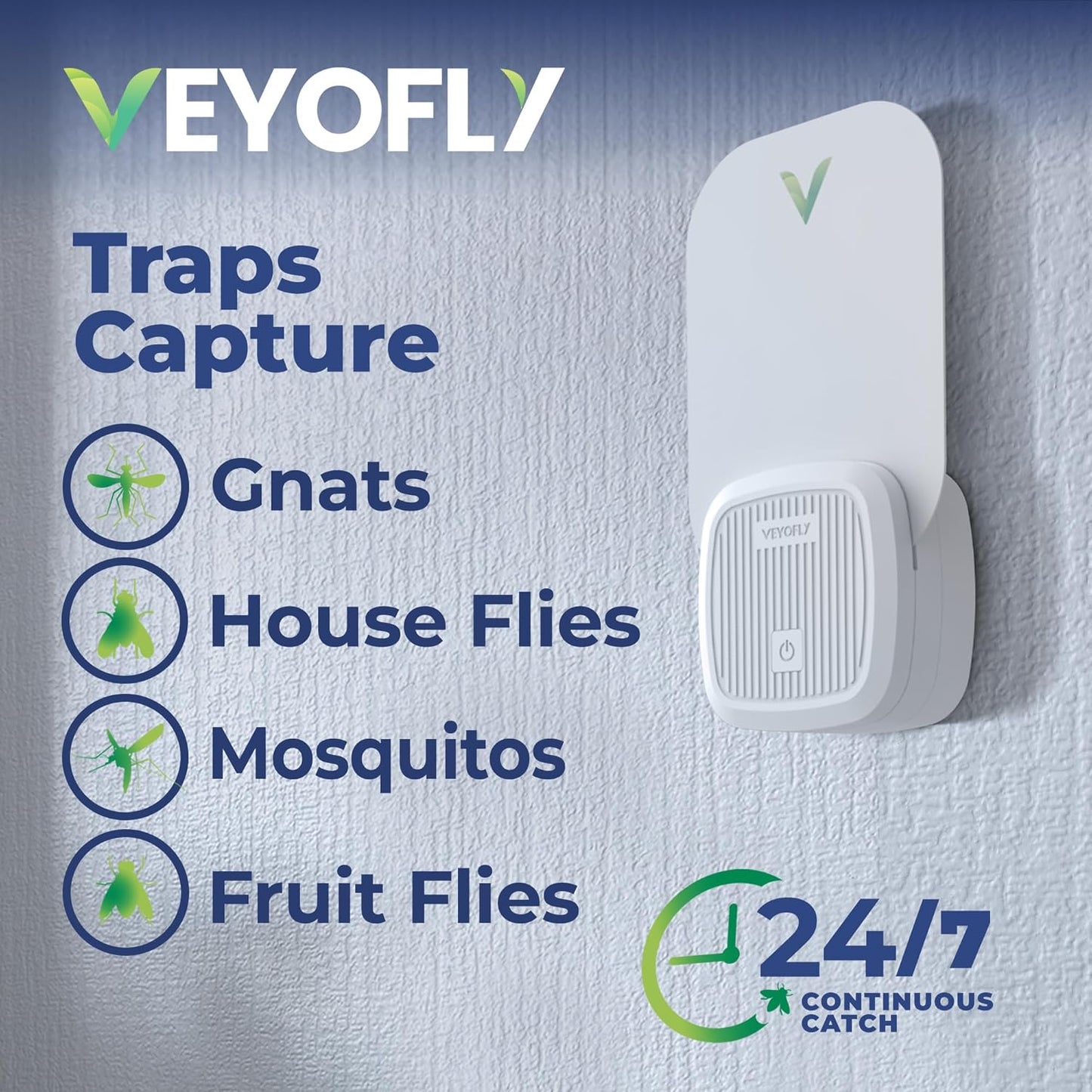 Trap Indoor, Fruit Fly Traps for Indoors, Fly Catcher Indoors, Fly Trap, Plug in Catch for Fruit Flies, Moths, Gnats, Mosquito Trap (Pack of 5 Refills)