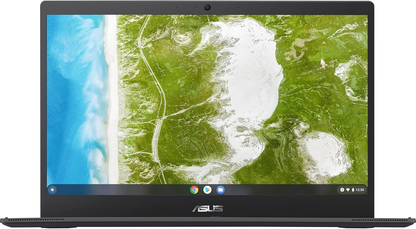 ASUS Chromebook CX1 Laptop, 15.6" Full HD NanoEdge Display, Intel Celeron N4500 Processor, 64GB eMMC Storage, 4GB RAM, Wi-Fi 6 ChromeOS, CX1500CKA-DH03-CB